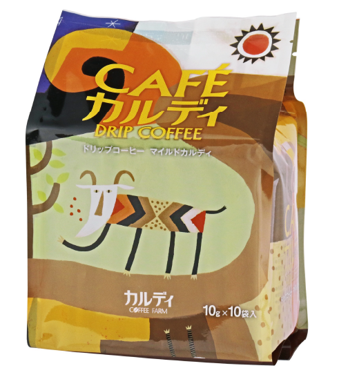 カフェカルディドリップマイルドカルディ 10個入り￥537（税込）