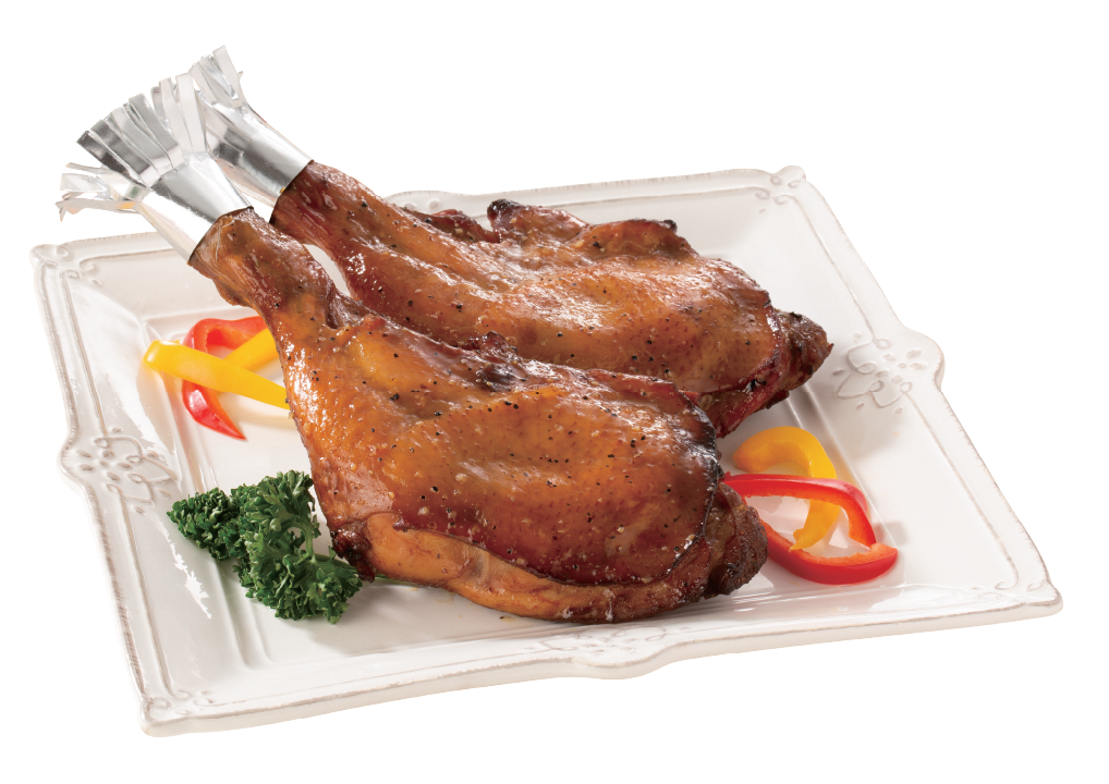 錦爽どり ローストチキンレッグ 1本 ￥842（税込）