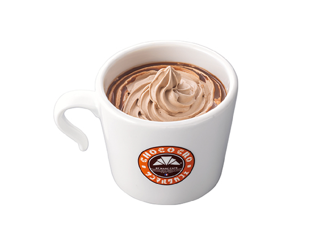 オリジナルのチョコレートドリンクを、コクと風味豊かなベルギーチョコホイップで仕上げました。