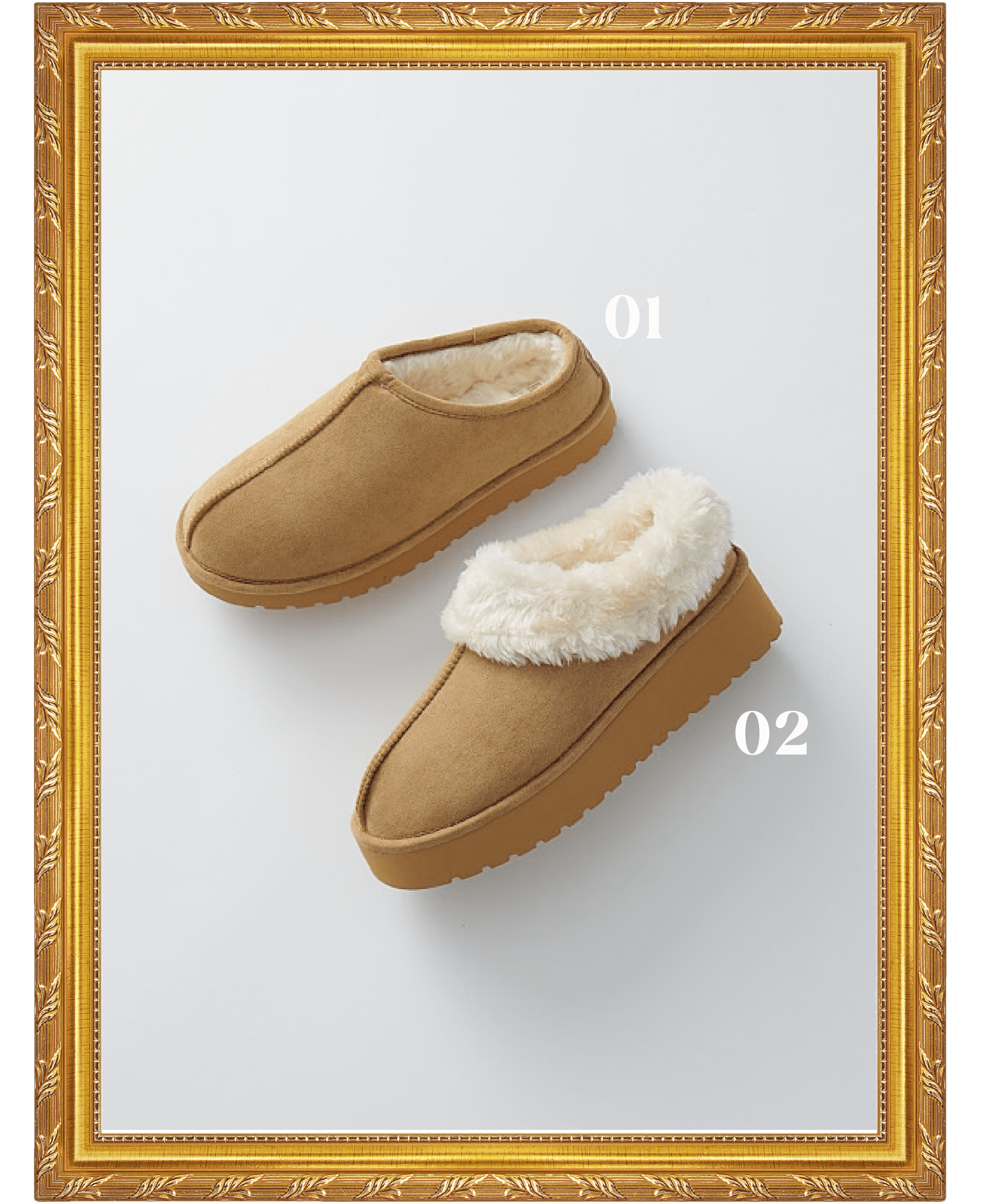 01：BOA SABO 2（W3064）￥6,050（税込）02：PLAT SABO 5（W3063）￥6,490（税込）