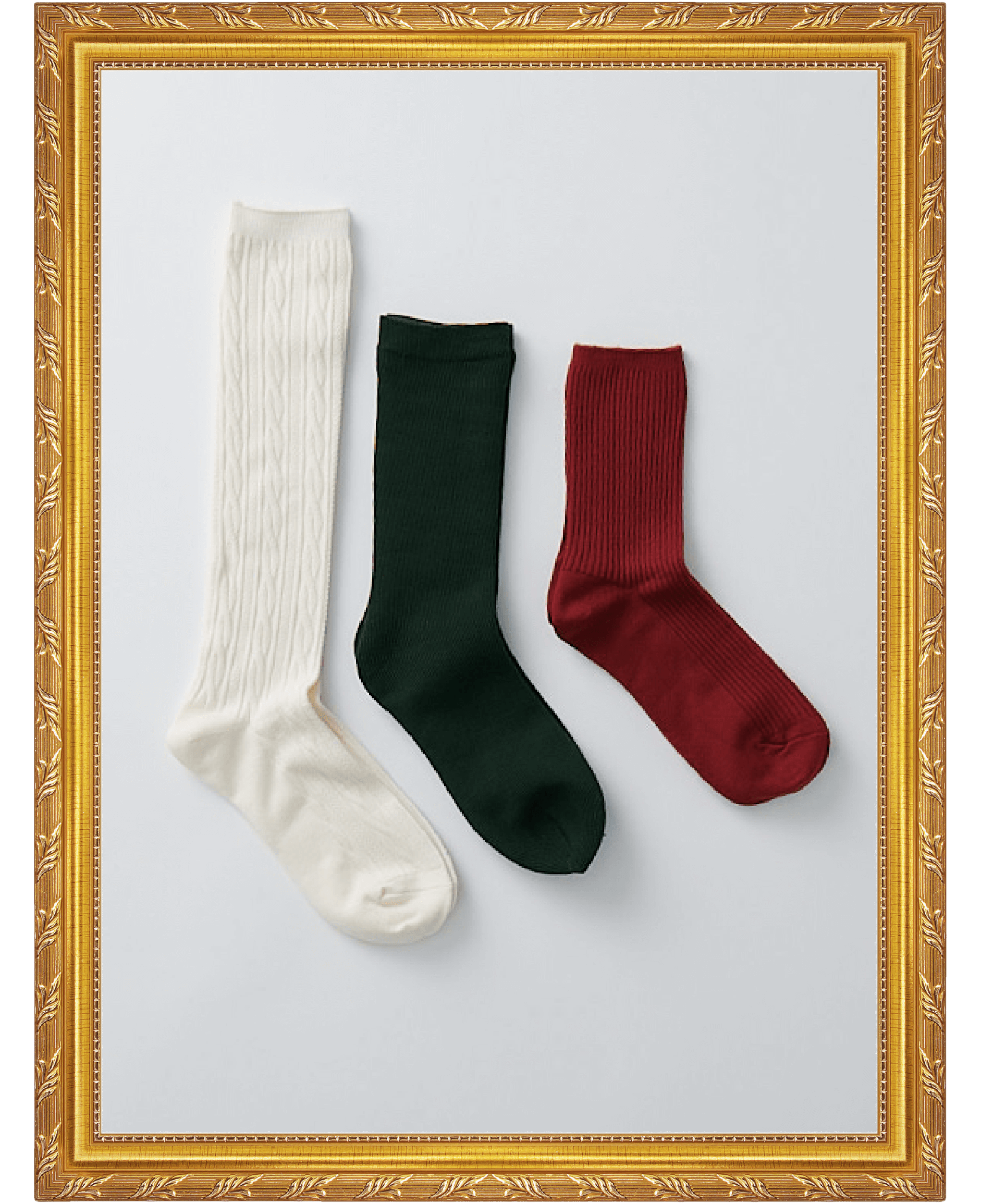 まるで毛布のような暖かい靴下3足合わせて￥1,188（税込）