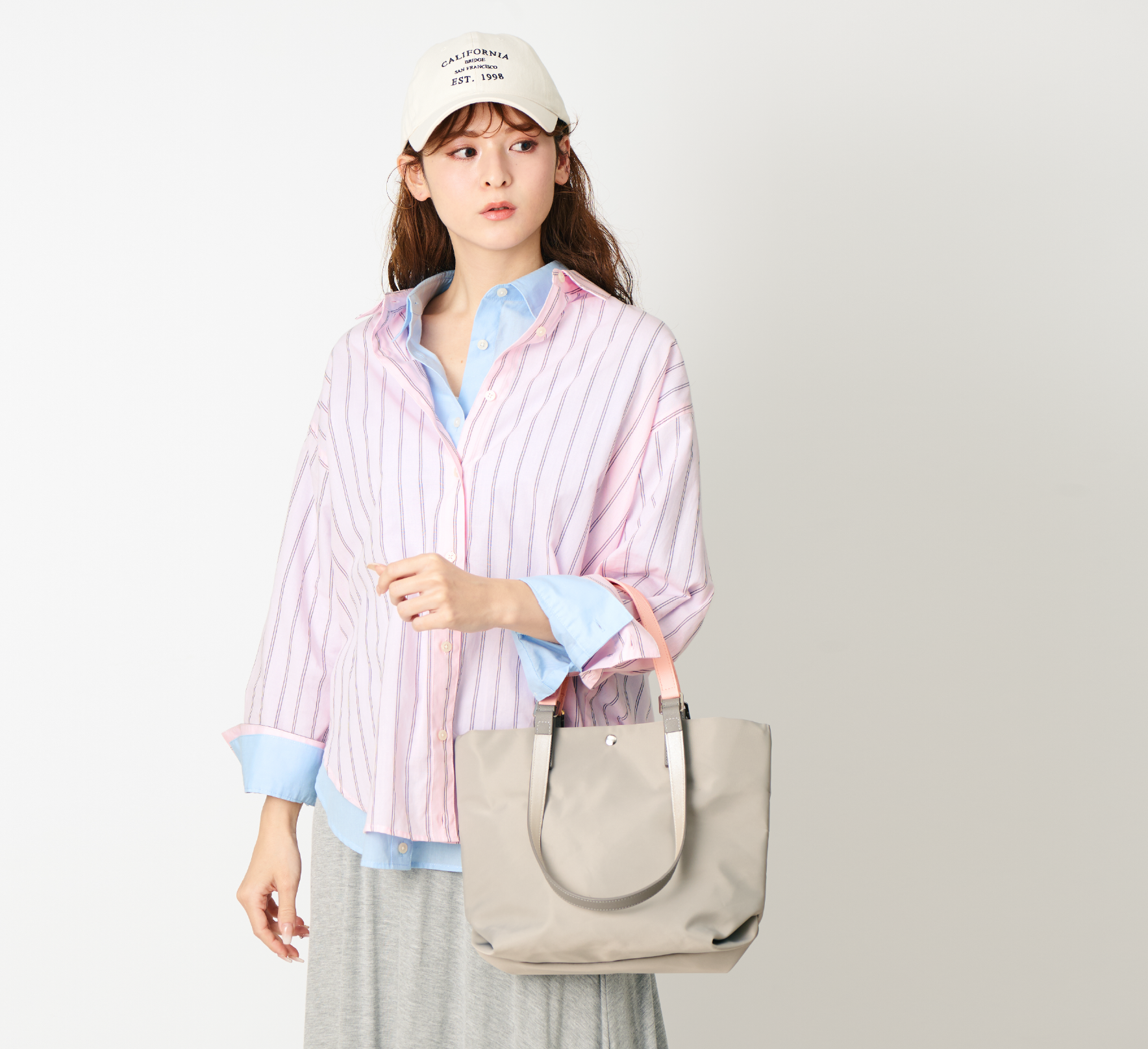 Tote bag 撥水加工のバイカラートート