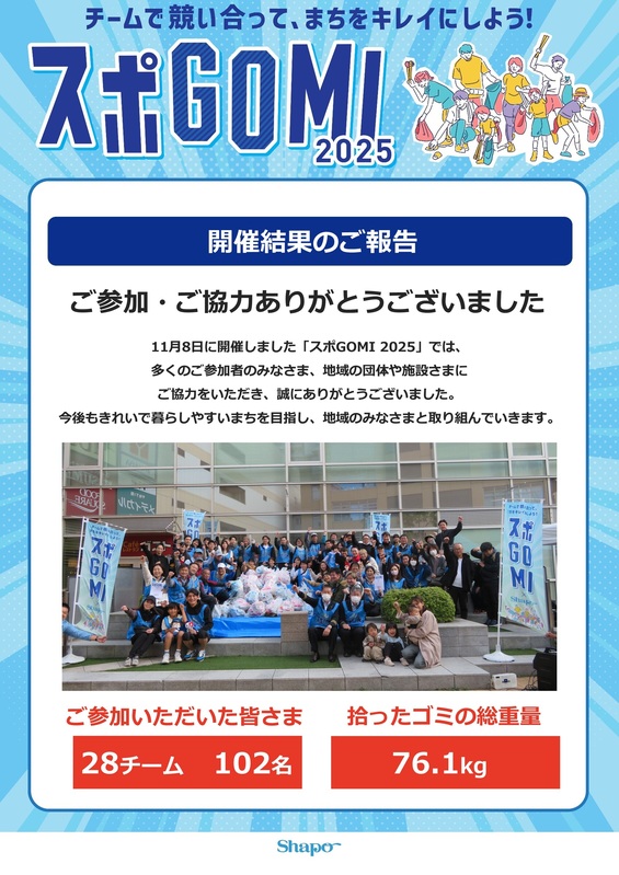 「スポGOMI2025」を開催しました!