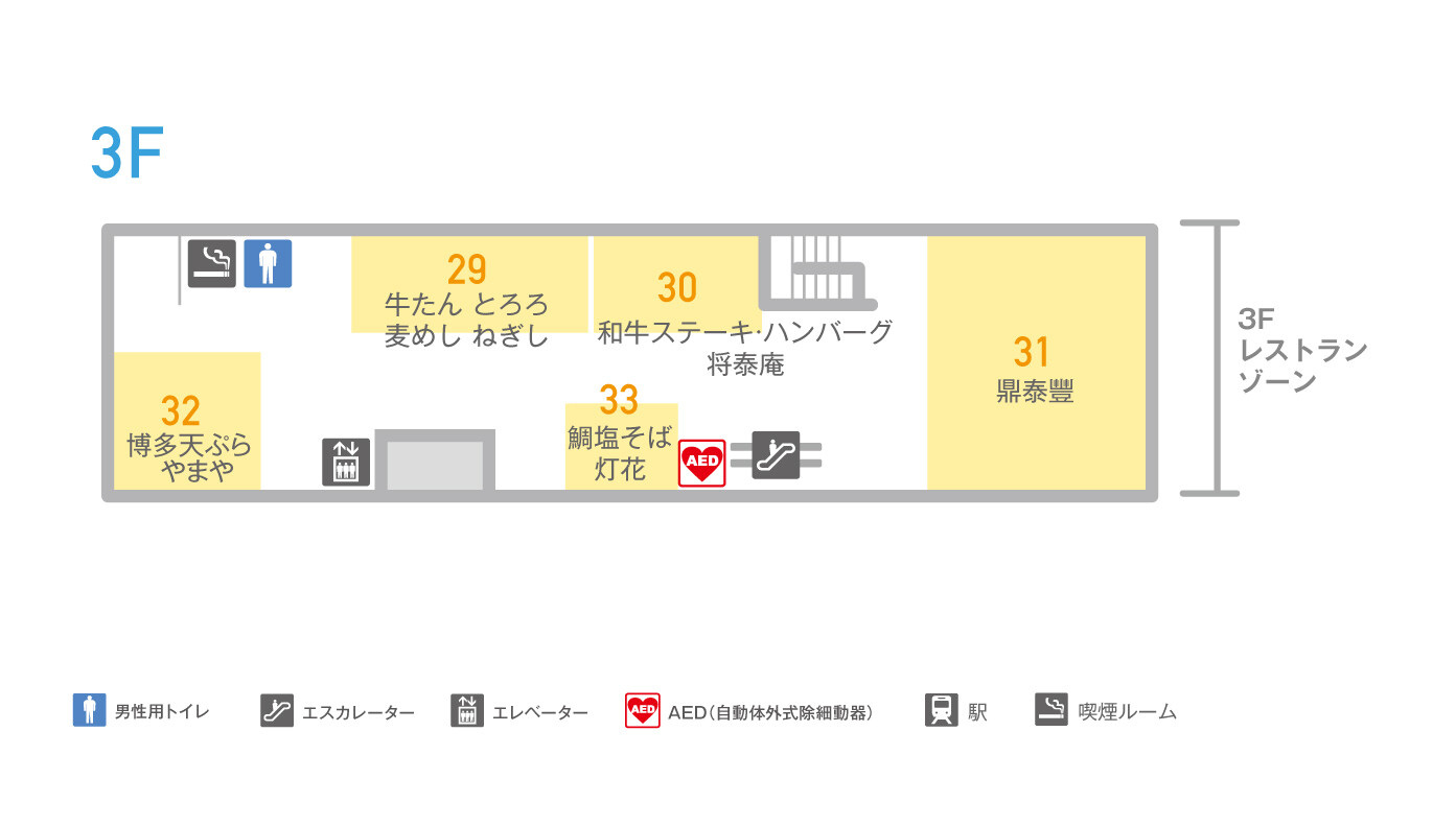 シャポー船橋3F(南館)フロアマップ