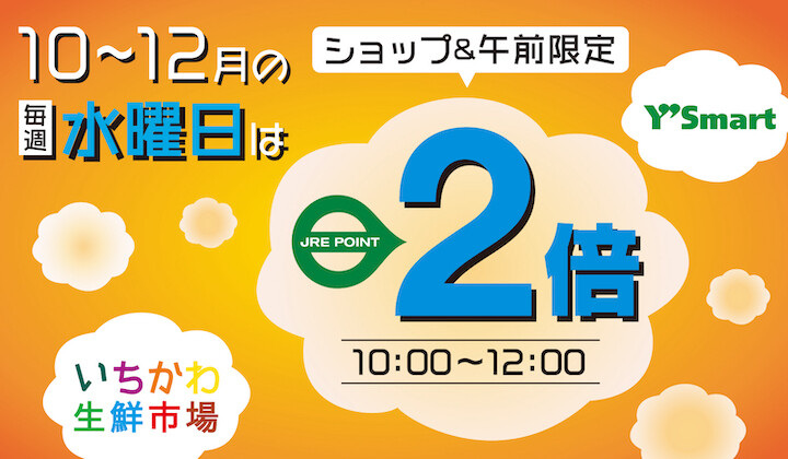 10～12月 水曜AM2倍